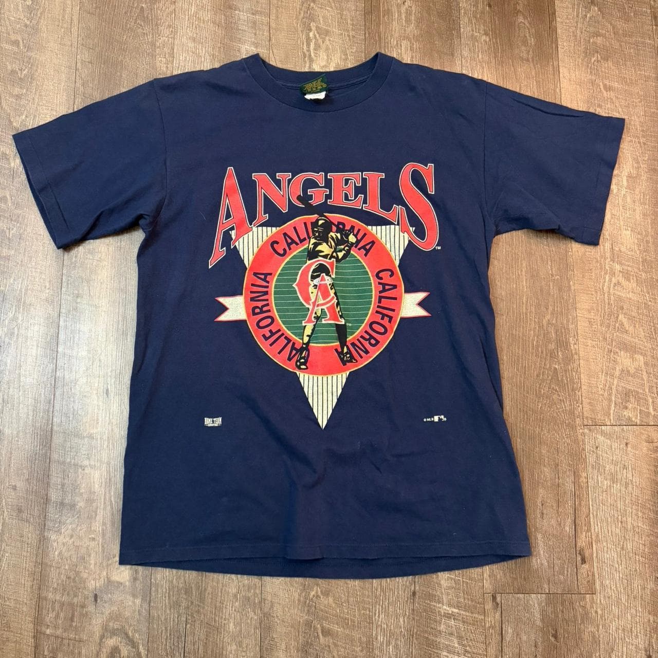vintage angels baseball tee single e004